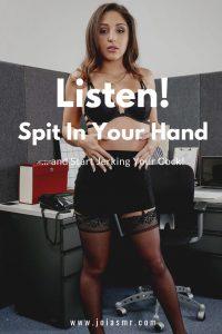spit in your hand joi
